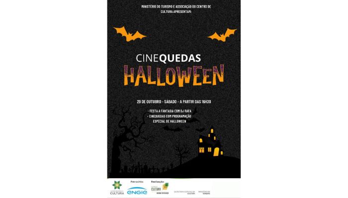 Quedas - Halloween no Centro de Cultura terá cinema e balada